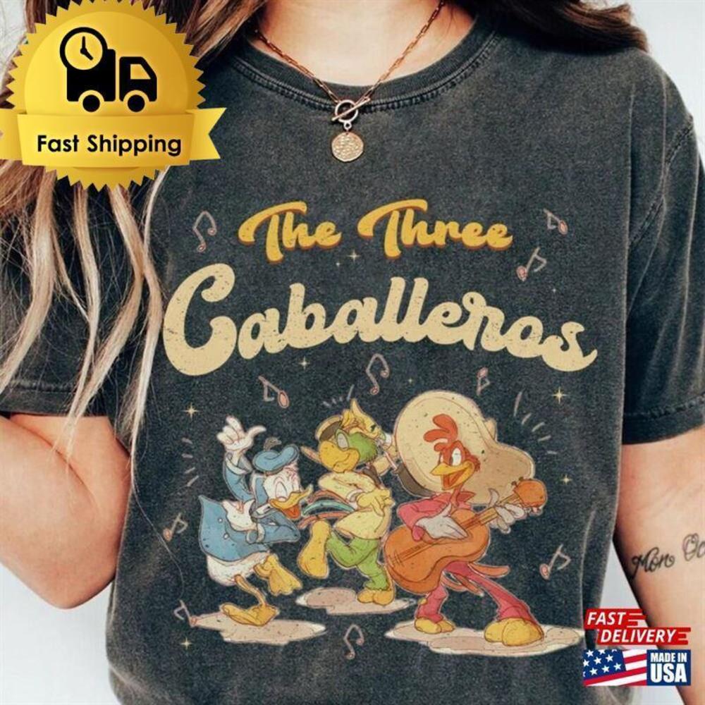 The Three Caballeros Shirt  Disney Margarita Donald Duck Jose Carioca T-Shirt